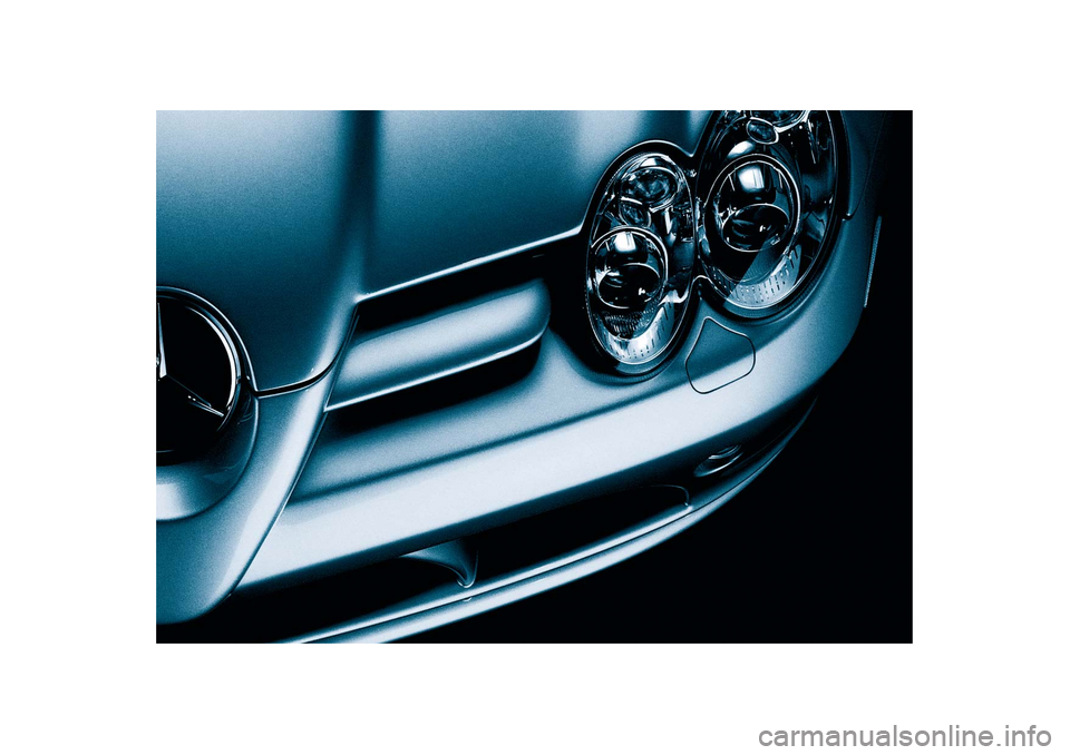 MERCEDES-BENZ SLR 2006 R199 Owners Manual 