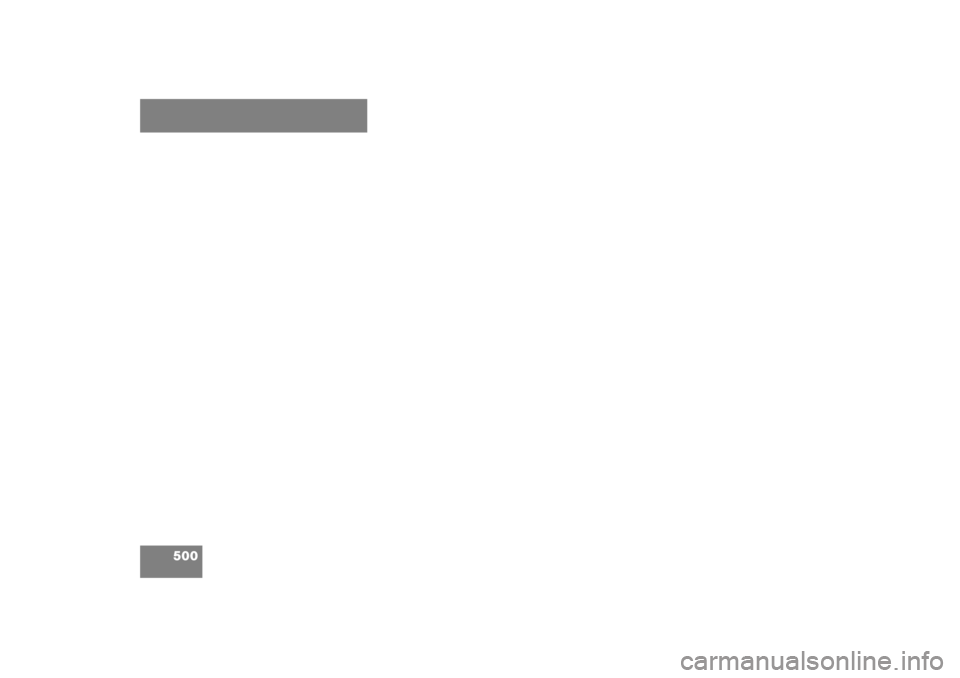 MERCEDES-BENZ E350 2006 W211 Owners Manual 500 MERCEDES-BENZ E350 2006 W211 Owners Manual 500