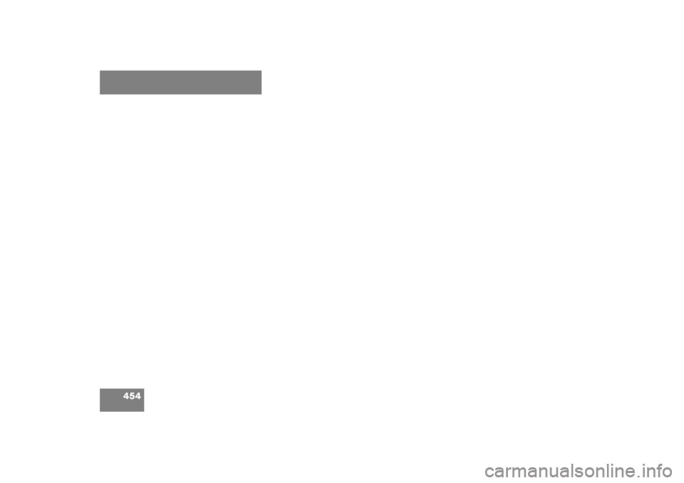 MERCEDES-BENZ CL600 2006 C215 Owners Manual 454 