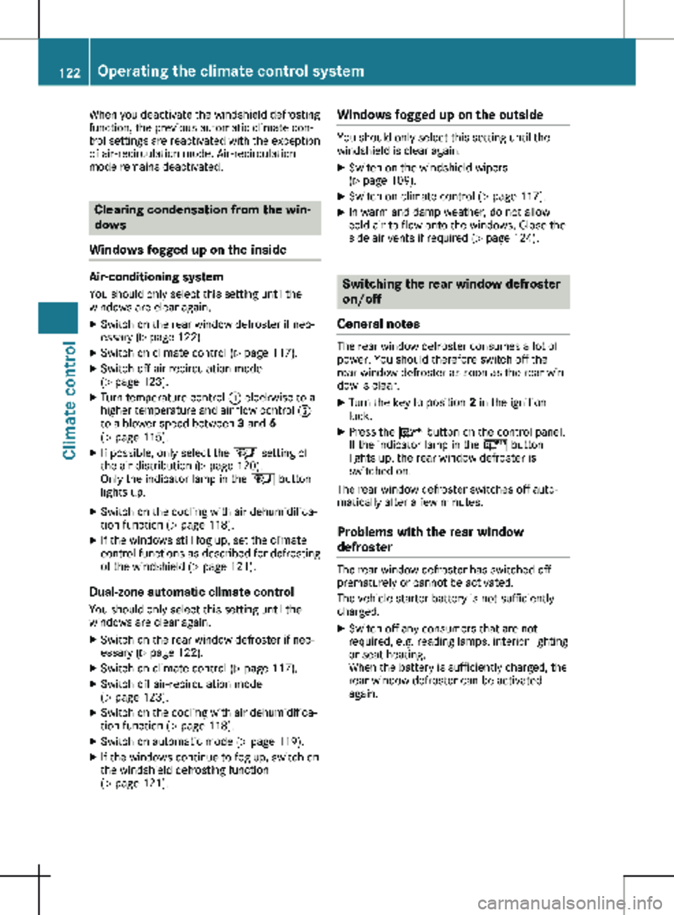 ignition MERCEDESBENZ METRIS 2020 MY20 Operator’s Manual (320 Pages)