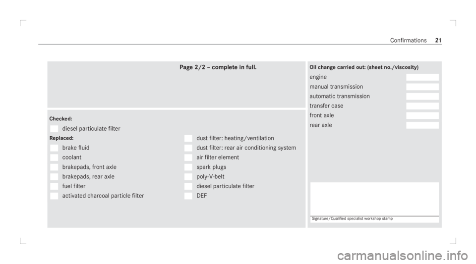MERCEDES-BENZ SPRINTER 2020  MY20 Service Information �P�a�g�e��2�/�2��