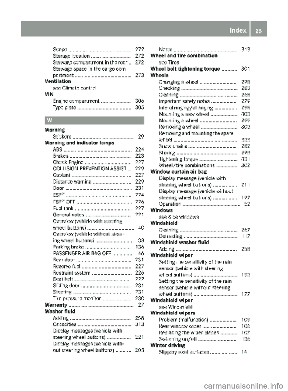 MERCEDES-BENZ METRIS 2019 MY19 Operator’s Manual Scope ............................................ 272
Storage location ............................ 272
Stowage compartment in the rear..272
Stowage space in the cargo com-
partment ................. MERCEDES-BENZ METRIS 2019 MY19 Operator’s Manual Scope ............................................ 272
Storage location ............................ 272
Stowage compartment in the rear..272
Stowage space in the cargo com-
partment .................