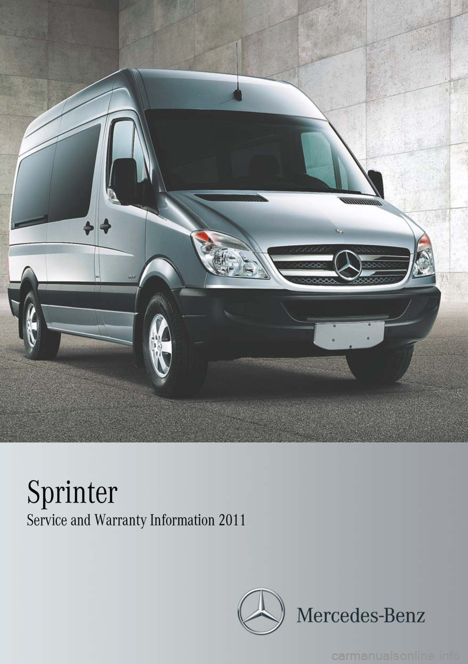 MERCEDES-BENZ SPRINTER 2012  MY12 Warranty Manual 