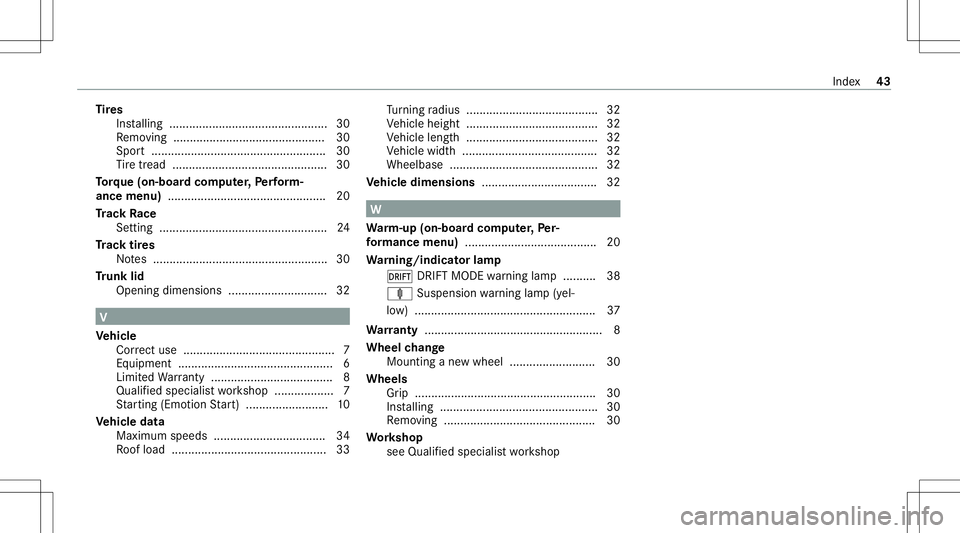 MERCEDES-BENZ A-CLASS SEDAN 2021 AMG Service Manual Ti
re s
Ins talling ................................................ 30
Re mo ving ..............................................3 0
Spor t<001100110011001100110011001100110011001100110011001100110011 MERCEDES-BENZ A-CLASS SEDAN 2021 AMG Service Manual Ti
re s
Ins talling ................................................ 30
Re mo ving ..............................................3 0
Spor t<001100110011001100110011001100110011001100110011001100110011