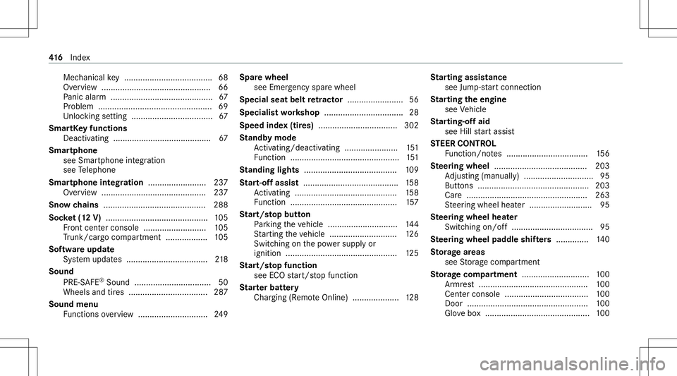 MERCEDES-BENZ A-CLASS SEDAN 2021 Repair Manual Mec
hanical key ...................................... 68
Ov ervie w ................ ........................ .......6 6
Pa nic alar m <001100110011001100110011001100110011001100110011001100110011001