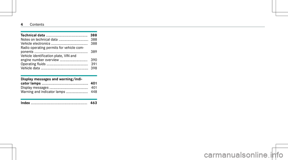 MERCEDES-BENZ C-CLASS COUPE 2021  Owners Manual Te
ch nical data.......................................... 388
No teson tech nica lda ta <0011001100110011001100110011001100110011001100110011001100110011
001100110011001100110011001100110011001100110