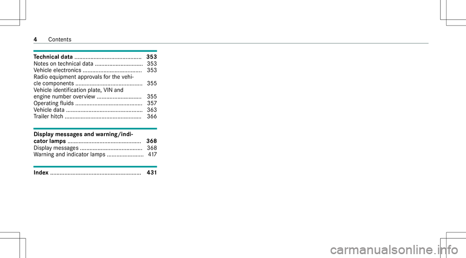 MERCEDES-BENZ GLE COUPE 2021  Owners Manual Te
ch nical data.......................................... 353
No teson tech nica lda ta <0011001100110011001100110011001100110011001100110011001100110011
001100110011001100110011001100110011001100110