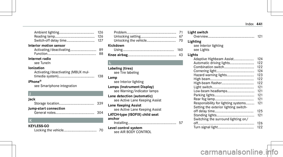 MERCEDES-BENZ GLC SUV 2021 Owners Manual Ambi
entlighti ng........... <0011001100110011001100110011001100110011001100110011001100110011
0011001100110011> .....126
Re adin glam p.<00110011001100110011001100110011001100110011001100110011001100 MERCEDES-BENZ GLC SUV 2021 Owners Manual Ambi
entlighti ng........... <0011001100110011001100110011001100110011001100110011001100110011
0011001100110011> .....126
Re adin glam p.<00110011001100110011001100110011001100110011001100110011001100