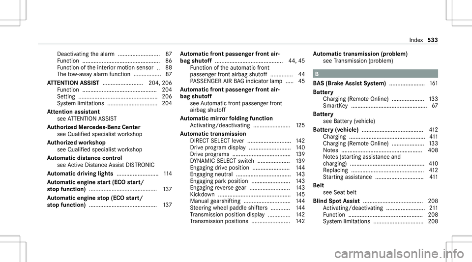 MERCEDES-BENZ A-CLASS SEDAN 2020 Owners Manual Dea
ctivating thealar m.......................... 87
Fu nctio n<0011001100110011001100110011001100110011001100110011001100110011
001100110011001100110011001100110011> <00110011001100110011001100110011 MERCEDES-BENZ A-CLASS SEDAN 2020 Owners Manual Dea
ctivating thealar m.......................... 87
Fu nctio n<0011001100110011001100110011001100110011001100110011001100110011
001100110011001100110011001100110011> <00110011001100110011001100110011