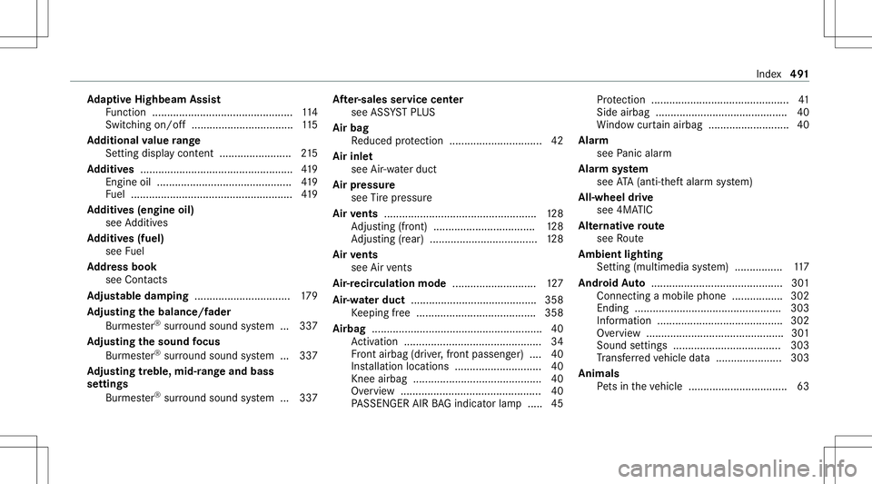 MERCEDES-BENZ G-CLASS 2020 Owners Manual Ad
aptiv eHighb eamAssist
Fu nctio n<0011001100110011001100110011001100110011001100110011001100110011
001100110011001100110011001100110011> <00110011001100110011001100110011001100110011001100110011001 MERCEDES-BENZ G-CLASS 2020 Owners Manual Ad
aptiv eHighb eamAssist
Fu nctio n<0011001100110011001100110011001100110011001100110011001100110011
001100110011001100110011001100110011> <00110011001100110011001100110011001100110011001100110011001