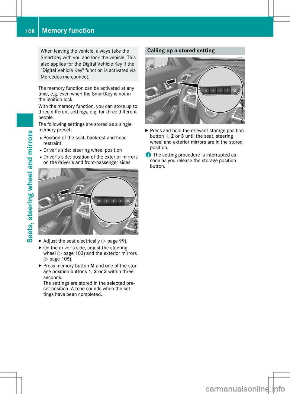 MERCEDES-BENZ SL ROADSTER 2020 Owners Manual When
leaving thevehicle, alwaystake the
Smart Keywith youand lock thevehicle. This
also applies forthe Digital Vehicle Keyifthe
"Digital Vehicle Key"functionisactivat edvia
Mercedes meconn ect MERCEDES-BENZ SL ROADSTER 2020 Owners Manual When
leaving thevehicle, alwaystake the
Smart Keywith youand lock thevehicle. This
also applies forthe Digital Vehicle Keyifthe
"Digital Vehicle Key"functionisactivat edvia
Mercedes meconn ect