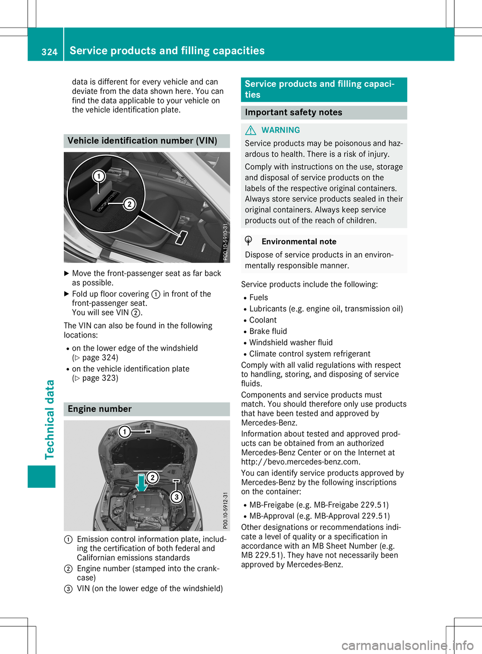 MERCEDES-BENZ SL ROADSTER 2020  Owners Manual data
isdifferen tfor every vehicle andcan
deviate fromthedata shown here.Youcan
find thedata applicable toyour vehicle on
the vehicle identification plate. Vehicle
identification number(VIN) X
Move th