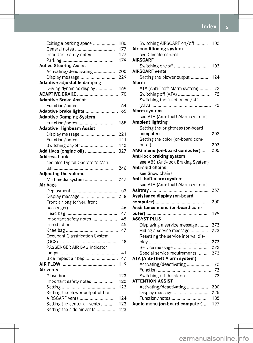 MERCEDES-BENZ SL ROADSTER 2020 Owners Manual Exiti
ngapa rki ng space ............ ......180
Ge nera lnote s............ ....................177
Imp orta ntsafety note s<0011001100110011001100110011001100110011001100110011001100110011
00110011[ MERCEDES-BENZ SL ROADSTER 2020 Owners Manual Exiti
ngapa rki ng space ............ ......180
Ge nera lnote s............ ....................177
Imp orta ntsafety note s<0011001100110011001100110011001100110011001100110011001100110011
00110011[