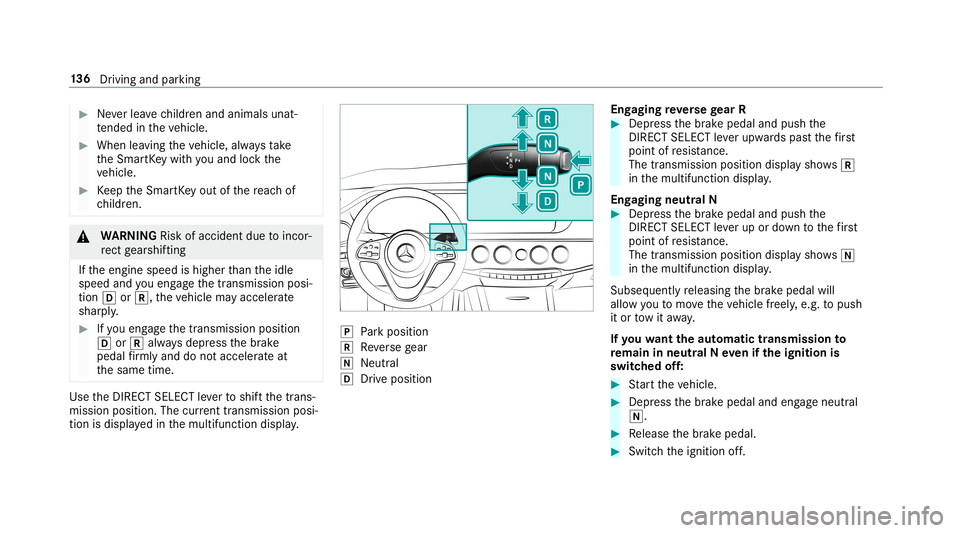 MERCEDES-BENZ S-CLASS COUPE 2019  Owners Manual 0007
Neverlea vechildr enand animals unat‐
te nde din theve hicle. 0007
When leaving theve hicle, alwaysta ke
th eSmar tKey wit hyo uand lockth e
ve hicle. 0007
Keep theSmar tKey out ofthere ac hof
