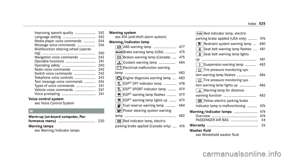 MERCEDES-BENZ AMG GT 4-DOOR COUPE 2019 Owners Manual Im
prov ing speec hqu alit y................ .....2 42
Langu agese tting ................................. 242
Media playervo ice com mand s........ .... 244
Messag evo ice com mand s................. MERCEDES-BENZ AMG GT 4-DOOR COUPE 2019 Owners Manual Im
prov ing speec hqu alit y................ .....2 42
Langu agese tting ................................. 242
Media playervo ice com mand s........ .... 244
Messag evo ice com mand s.................