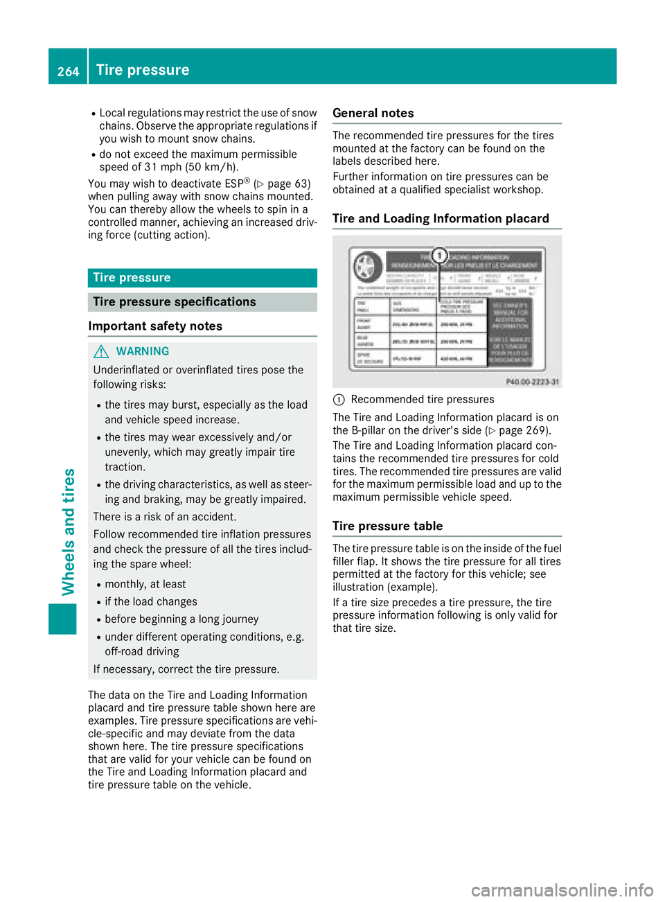 MERCEDES-BENZ AMG GT ROADSTER 2018  Owners Manual RLocal regulations may restrict the use of snow
chains. Observe the appropriate regulations if
you wish to mount snow chains.
Rdo not exceed the maximum permissible
speed of 31 mph (50 km/h).
You may  MERCEDES-BENZ AMG GT ROADSTER 2018  Owners Manual RLocal regulations may restrict the use of snow
chains. Observe the appropriate regulations if
you wish to mount snow chains.
Rdo not exceed the maximum permissible
speed of 31 mph (50 km/h).
You may
