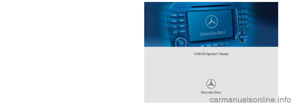 MERCEDES-BENZ SL-Class 2008 R230 Comand Manual Bild in der Größe
215x70 mm einfügen
COMAND Operator’s Manual
Order-No. 6515 6786 13 Part-No. 230 584 27 96 US Edition A 2008COMAND Operator’s Manual SL-Class                                   