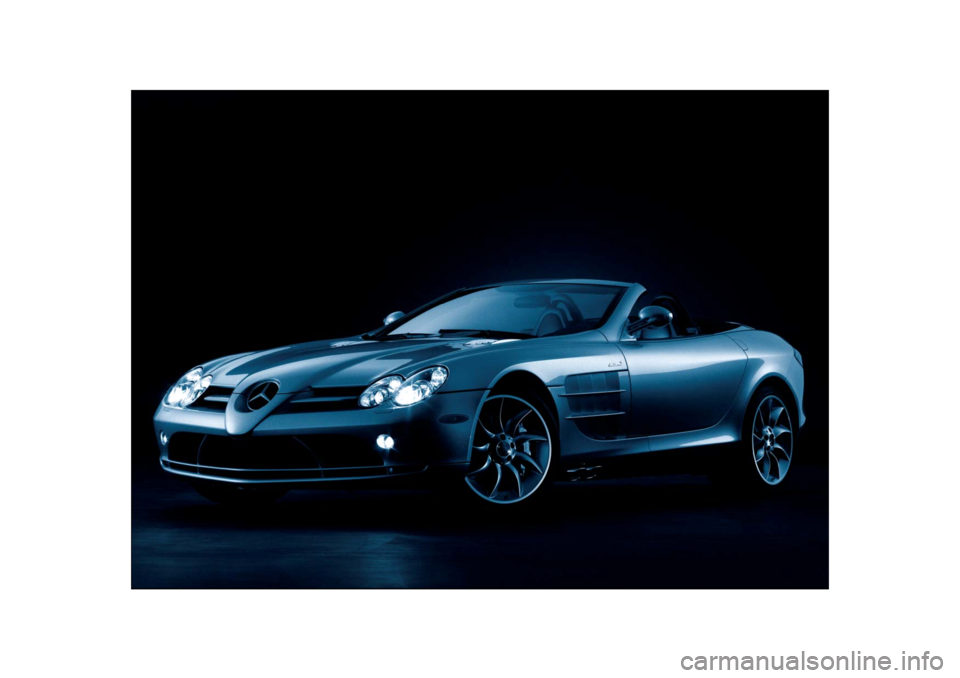 MERCEDES-BENZ SLR 2009 R199 Owners Manual MERCEDES-BENZ SLR 2009 R199 Owners Manual