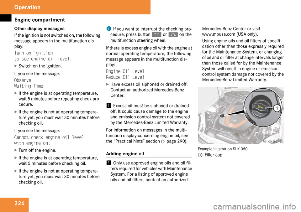 MERCEDES-BENZ SLK280 2009 R171 Owners Manual MERCEDES-BENZ SLK280 2009 R171 Owners Manual