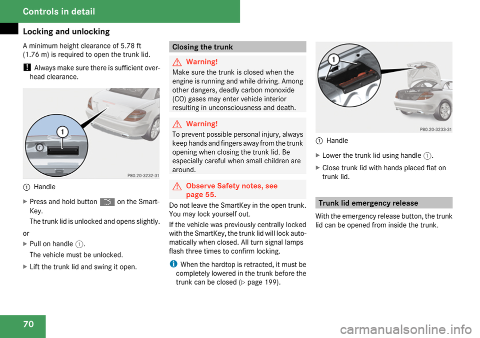 MERCEDES-BENZ SLK280 2009 R171 Manual PDF 
