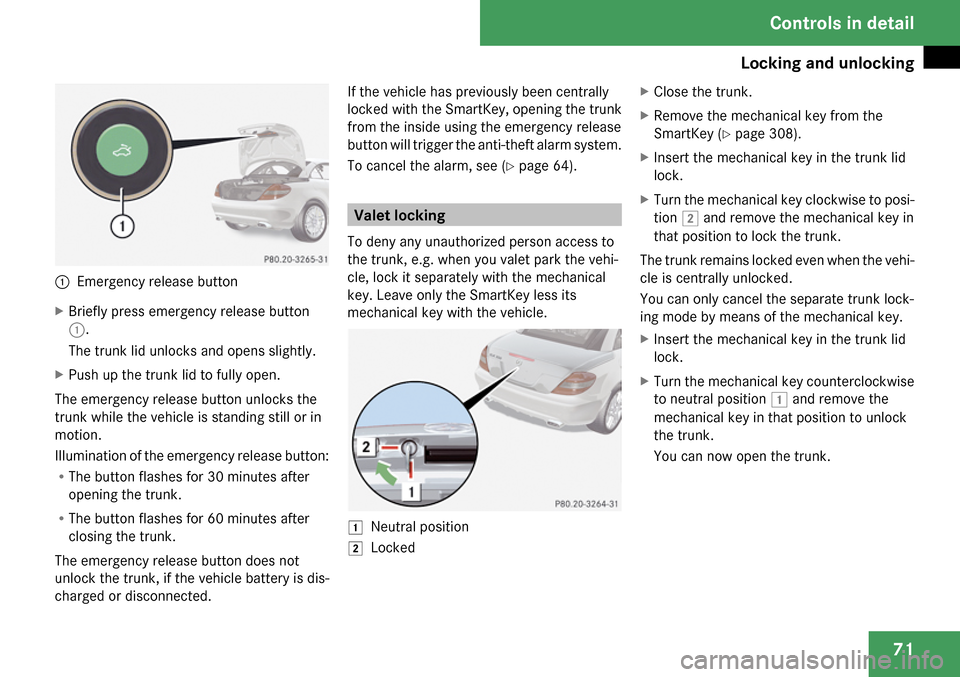 MERCEDES-BENZ SLK280 2009 R171 Manual PDF 