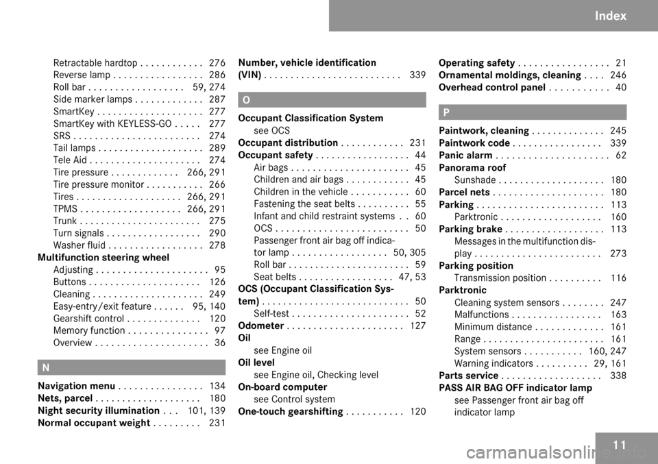 MERCEDES-BENZ SL550 2009 R230 User Guide 