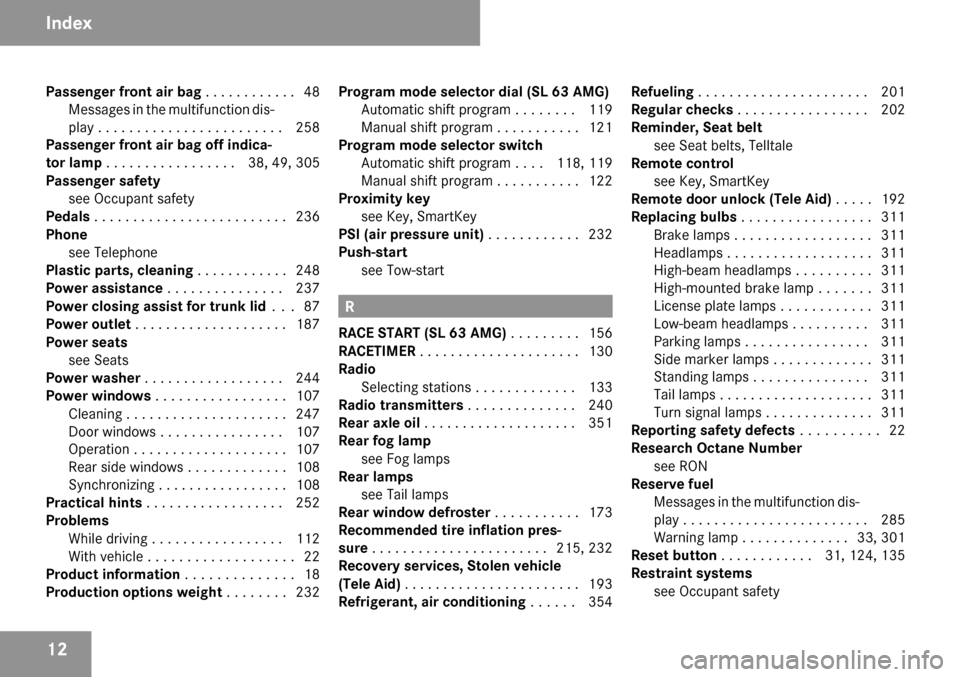 MERCEDES-BENZ SL550 2009 R230 User Guide 