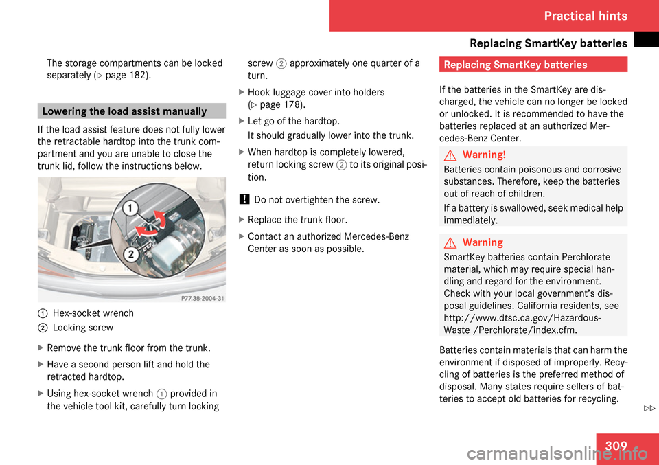 MERCEDES-BENZ SL600 2009 R230 Owners Manual MERCEDES-BENZ SL600 2009 R230 Owners Manual