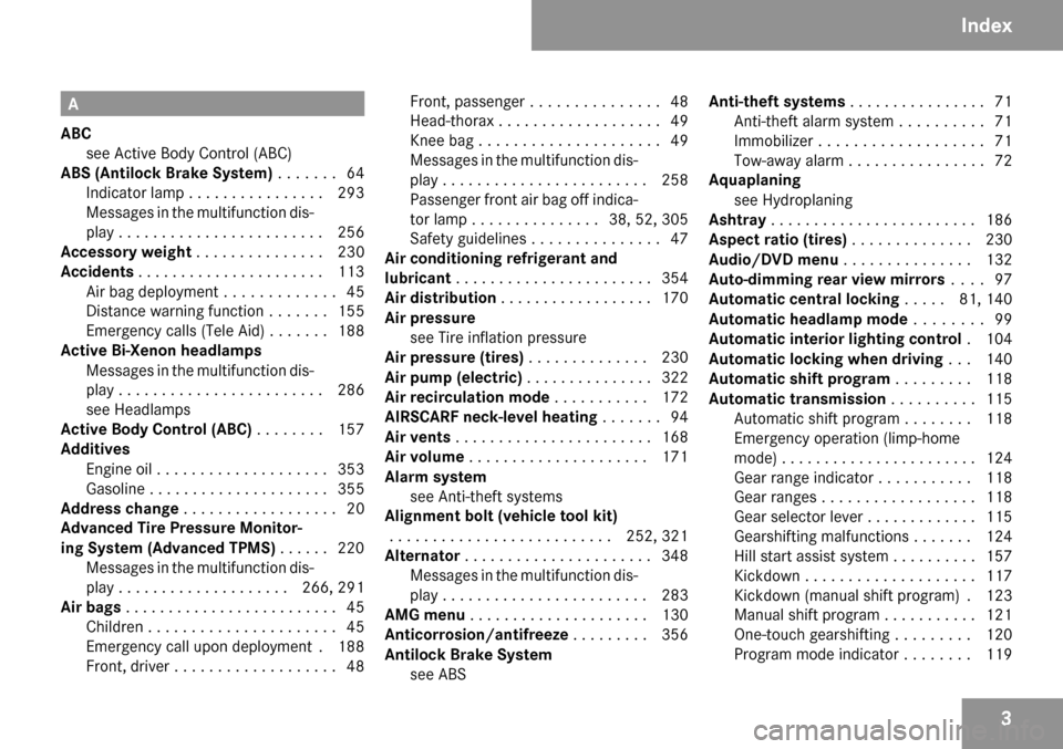 MERCEDES-BENZ SL55AMG 2009 R230 Owners Manual 