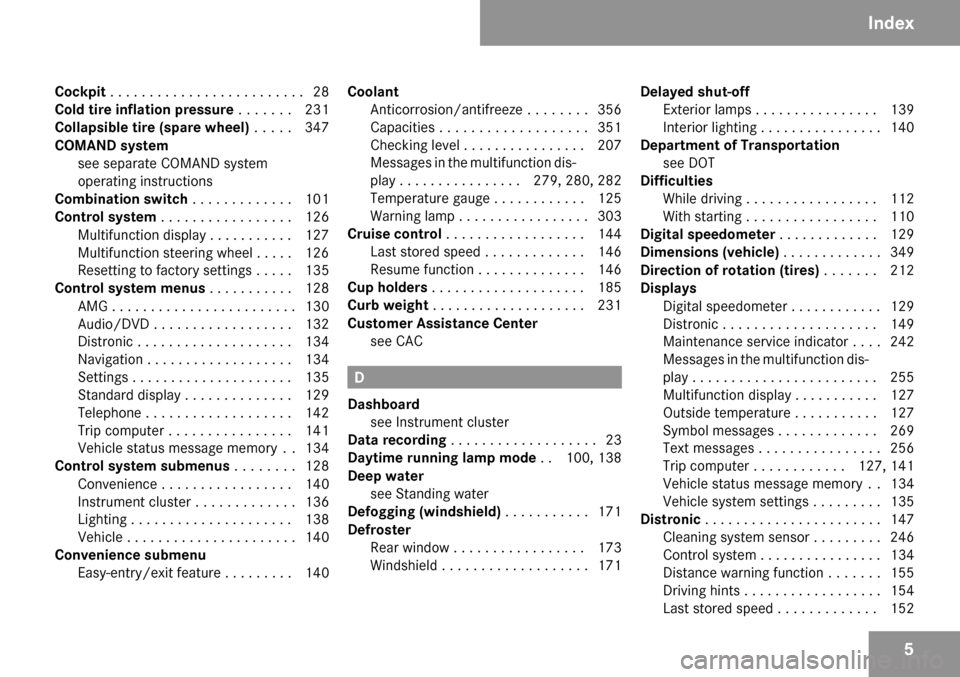 MERCEDES-BENZ SL600 2009 R230 Owners Manual 