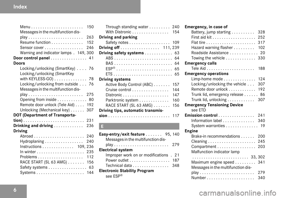 MERCEDES-BENZ SL600 2009 R230 Owners Manual 