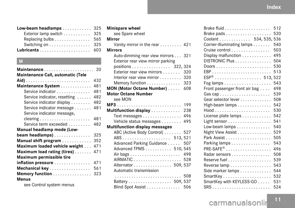 MERCEDES-BENZ S600 2009 W221 User Guide 