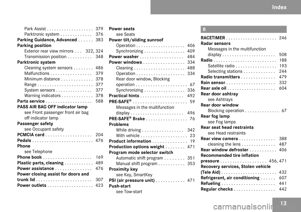 MERCEDES-BENZ S600 2009 W221 User Guide 