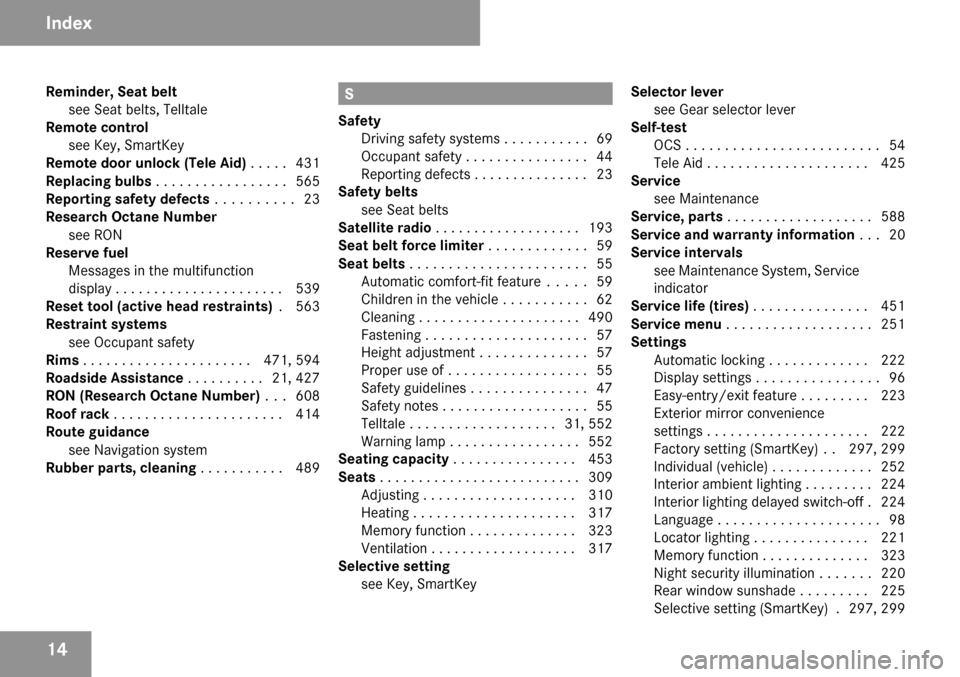 MERCEDES-BENZ S600 2009 W221 User Guide 