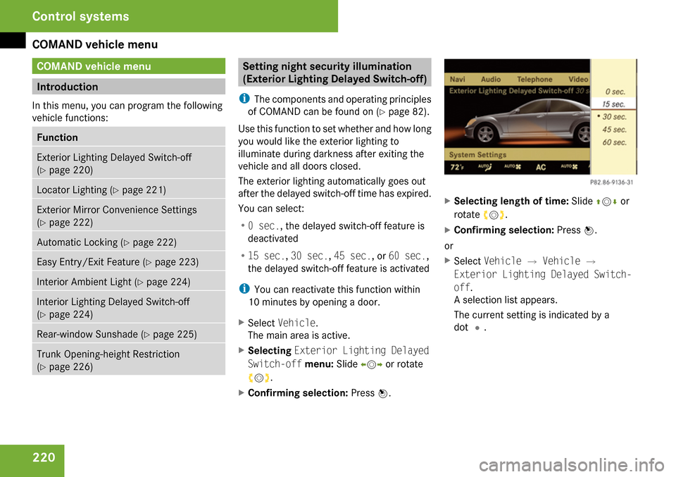 MERCEDES-BENZ S65AMG 2009 W221 Owners Manual 