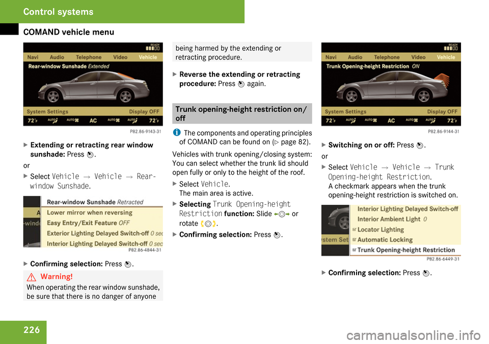 MERCEDES-BENZ S65AMG 2009 W221 Owners Manual 
