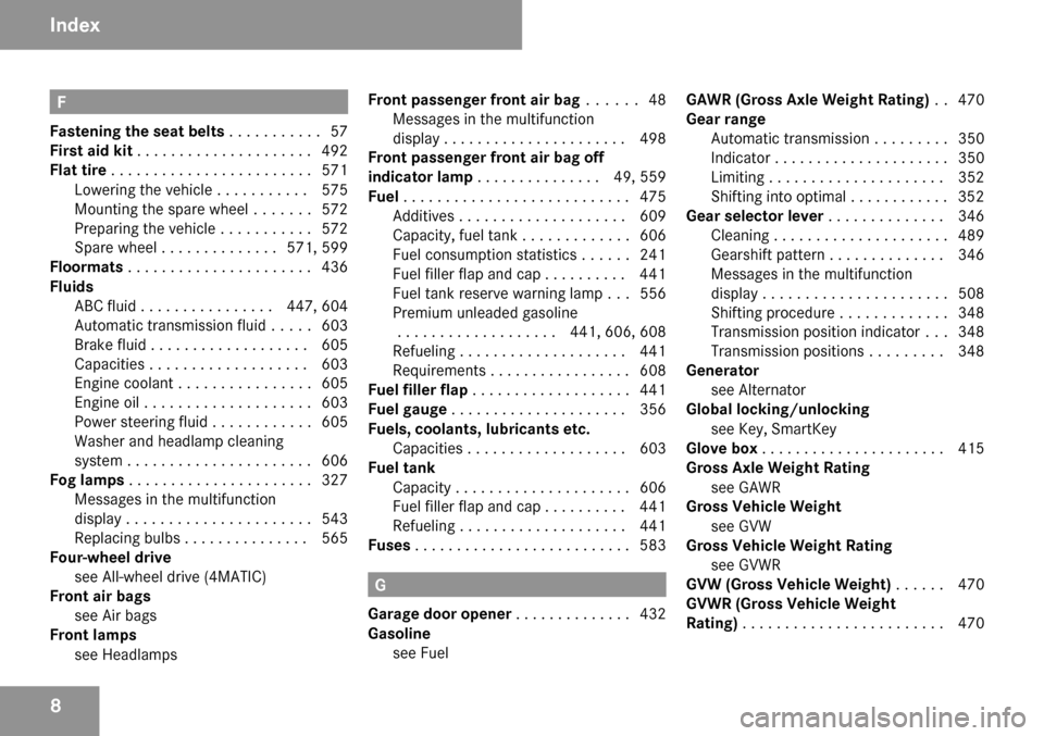 MERCEDES-BENZ S550 4MATIC 2009 W221 Owners Manual 