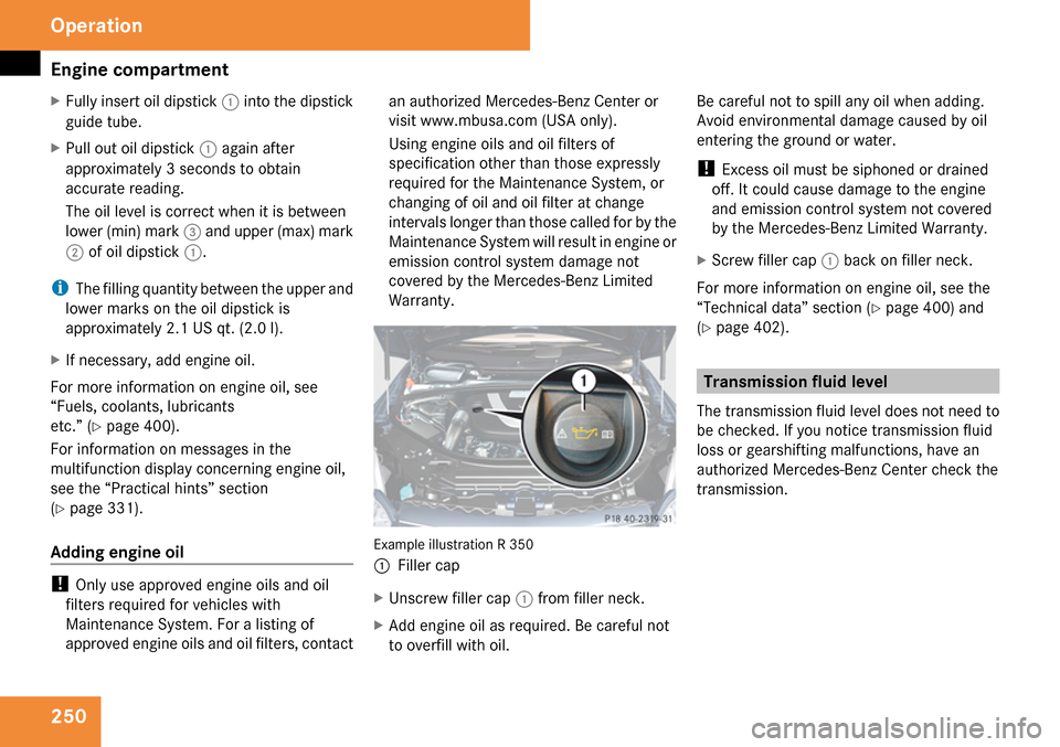 MERCEDES-BENZ R350 2009 W251 Owners Manual MERCEDES-BENZ R350 2009 W251 Owners Manual