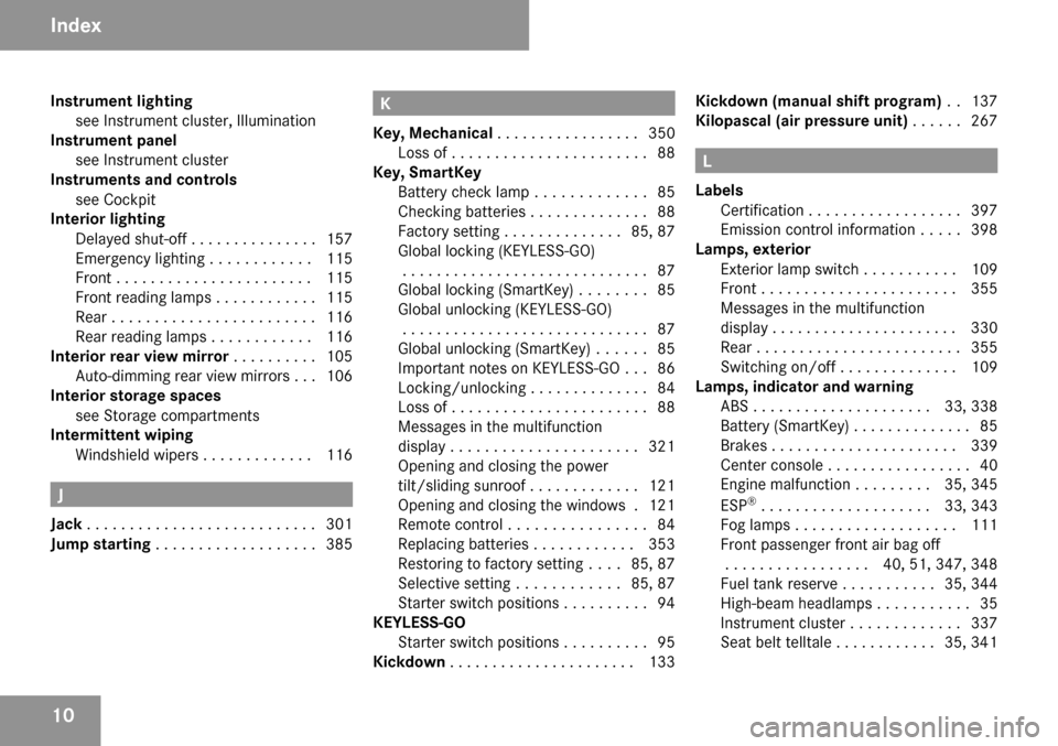 MERCEDES-BENZ ML350 2009 W164 User Guide 