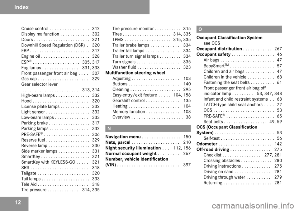 MERCEDES-BENZ ML350 2009 W164 User Guide 