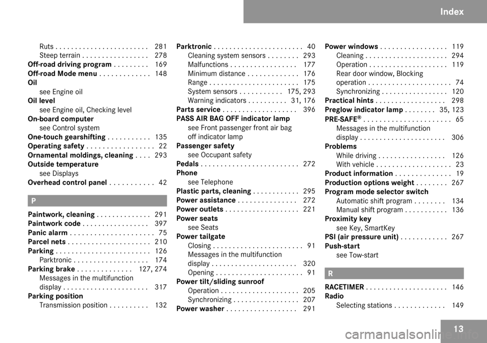 MERCEDES-BENZ ML350 2009 W164 User Guide 