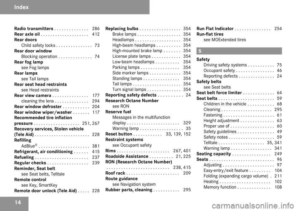 MERCEDES-BENZ ML350 2009 W164 User Guide 