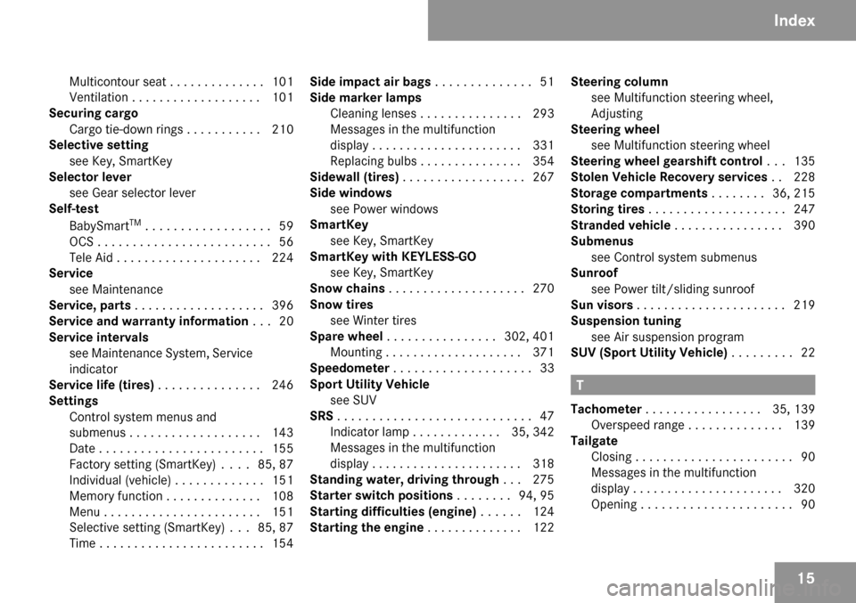 MERCEDES-BENZ ML350 2009 W164 User Guide 