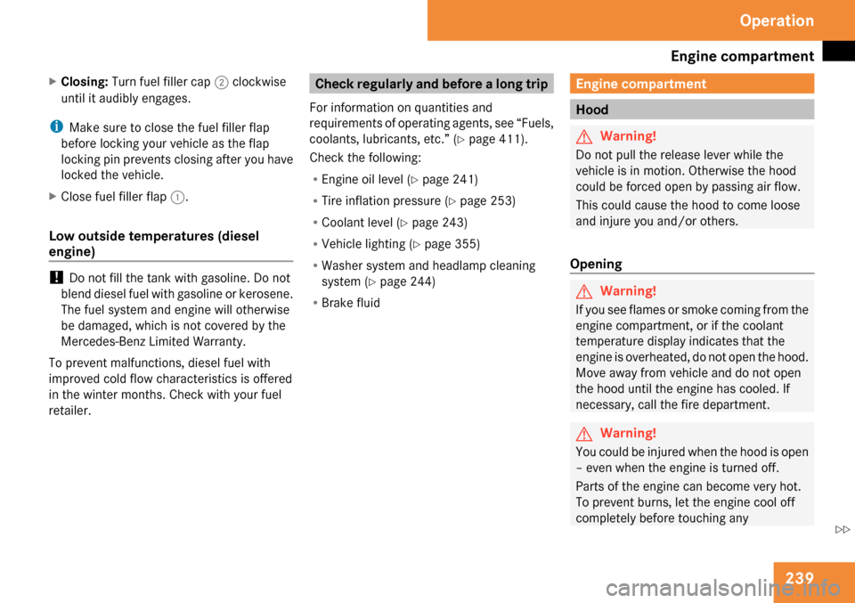 MERCEDES-BENZ ML350 2009 W164 Owners Manual 