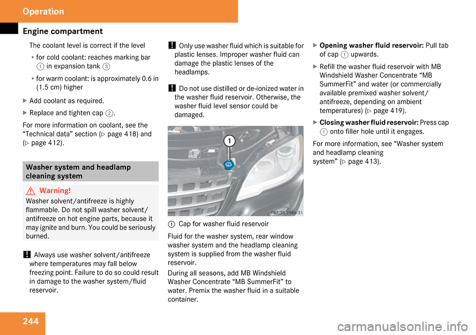 MERCEDES-BENZ ML350 2009 W164 Owners Manual 