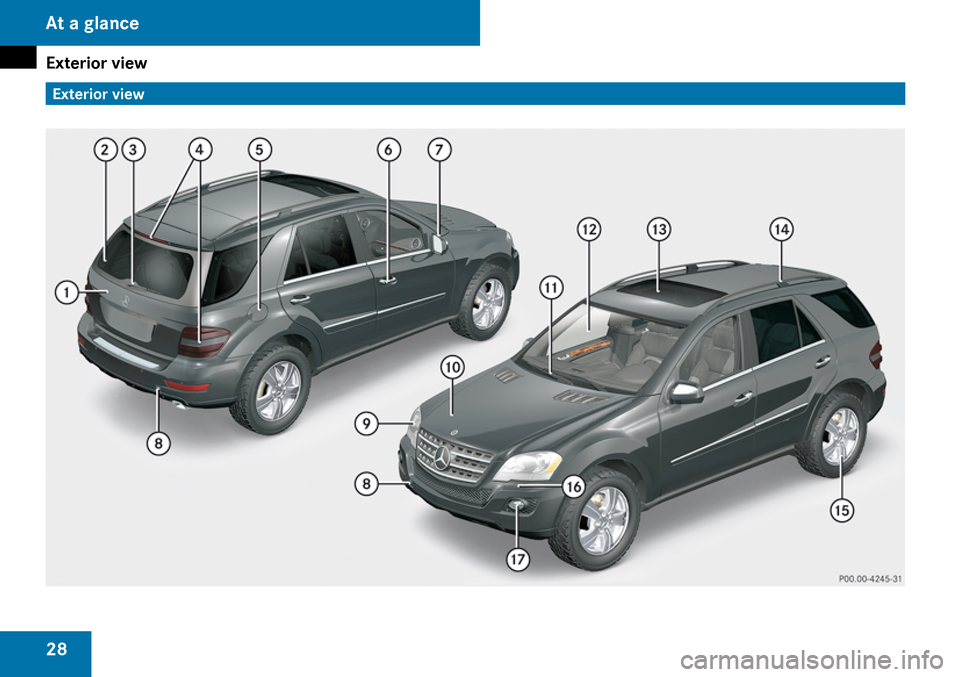 MERCEDES-BENZ ML350 2009 W164 Owners Guide 