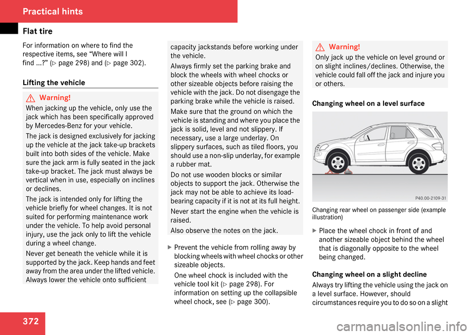 MERCEDES-BENZ ML350 2009 W164 Owners Manual MERCEDES-BENZ ML350 2009 W164 Owners Manual