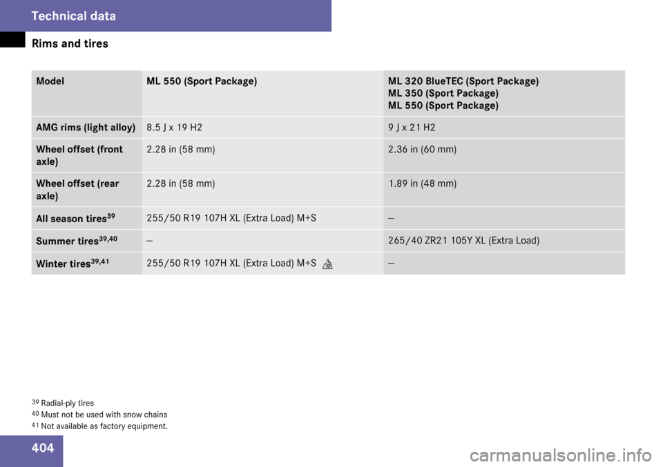 MERCEDES-BENZ ML350 2009 W164 Owners Manual MERCEDES-BENZ ML350 2009 W164 Owners Manual
