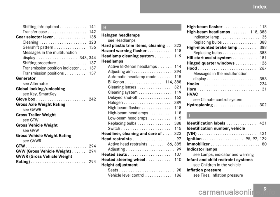 MERCEDES-BENZ GL450 2009 X164 User Guide 