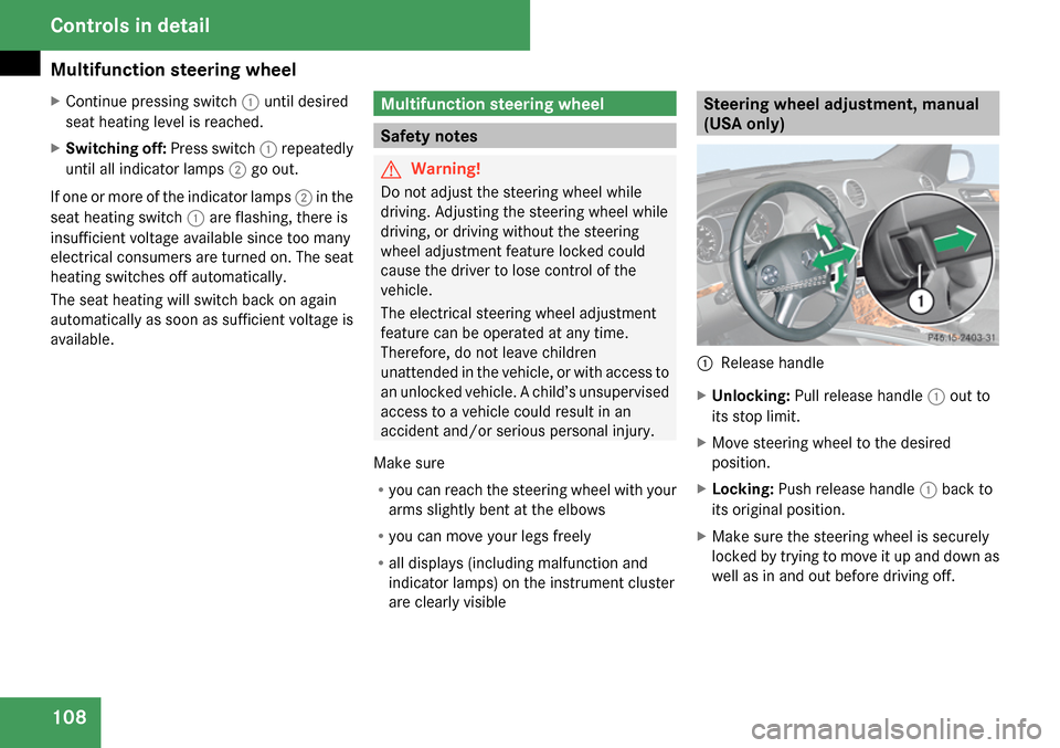 MERCEDES-BENZ GL320 2009 X164 Owners Manual MERCEDES-BENZ GL320 2009 X164 Owners Manual
